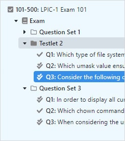 ExamStudio Editor - Grouping questions